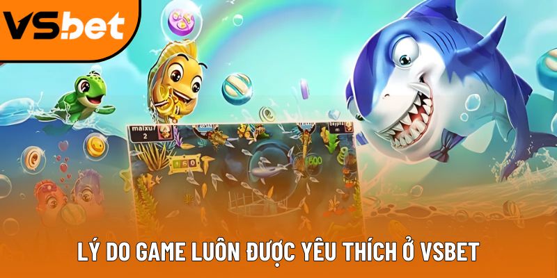 Bắn cá tài lộc 3D: Giải trí đỉnh cao, rinh thưởng mỗi ngày Lý do game luôn được yêu thích ở Vsbet